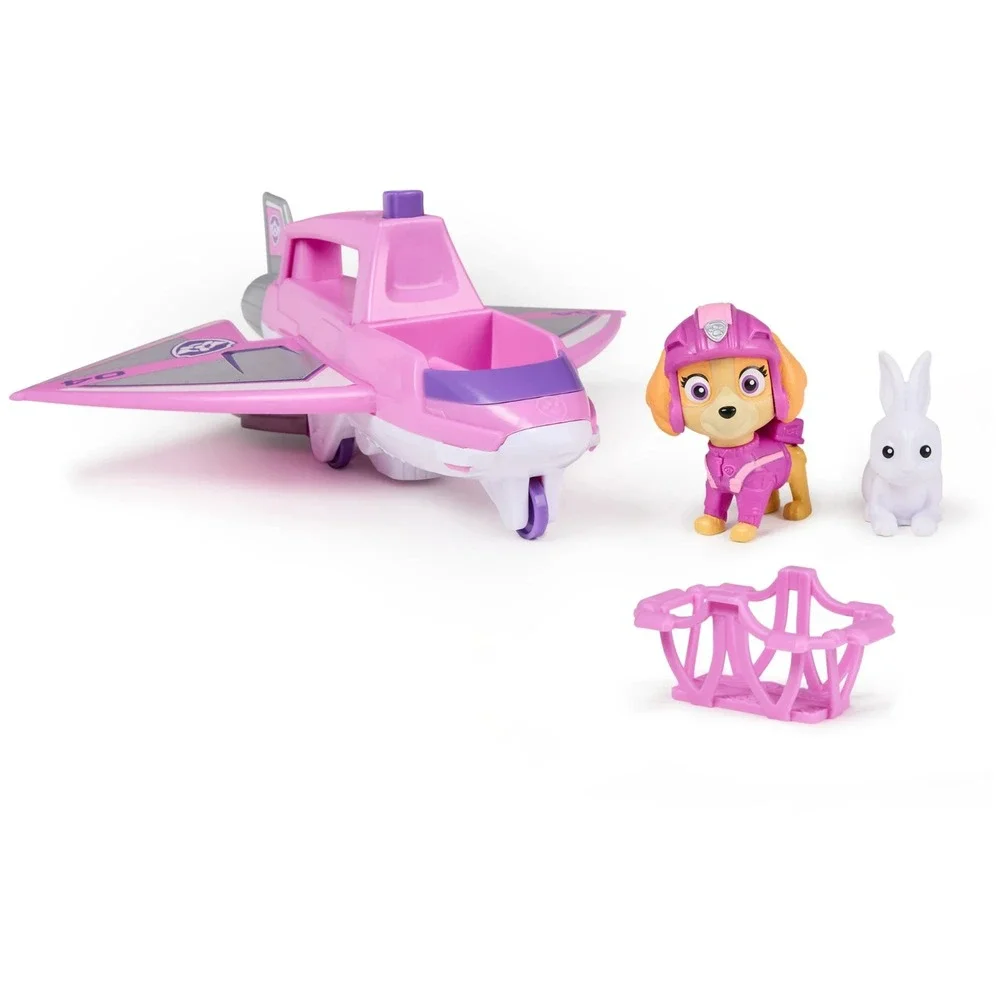 Lot of 2 PAW Patrol Roxi Rescue Wheels Vehicle & Air Rescue Skye Hero Claw Jet - Picture 8 of 16